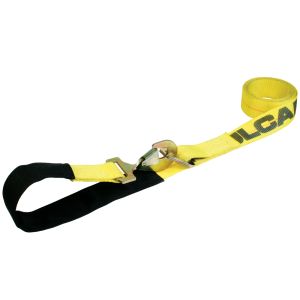 Scratch And Dent VULCAN Classic Yellow Series 2'' Axle Strap Tie Down Combination Replacement Strap