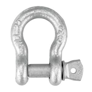VULCAN Shackles with Screw Pins - Grade 43 - 3/8 Inch - 10 Pack - 4,000 Pound Safe Working Load