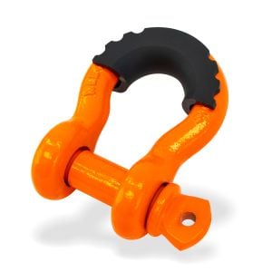 VULCAN Anchor Shackle with Screw Pin - 3/4 Inch - Grade 43 - Rubber Cover - 2 Pack - 9,500 Pound Safe Working Load
