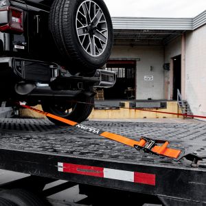 VULCAN Ultimate Axle Tie Down Kit - PROSeries - Includes (2) 22" Axle Straps, (2) 36" Axle Straps, (2) 96" Snap Hook Ratchet Straps And (2) 112" Axle Tie Down Combination Straps