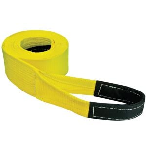 Scratch And Dent VULCAN Tow Strap with Reinforced Eyes - Heavy Duty - 4 Inch x 30 Foot - 10,000 Pound Towing Capacity