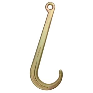 VULCAN Tow Hook - Eye Style - Grade 70 - 15 Inch - 4,700 Pound Safe Working Load - Compatible with 5/16 Inch Chain