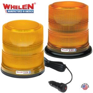 Whelen High Dome 6.5'' LED Amber Beacons