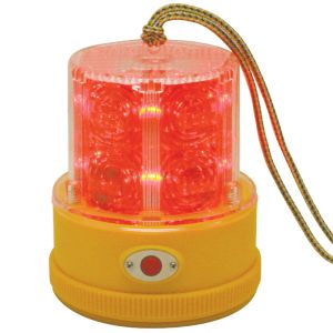 Portable Magnetic 4.75'' Red LED Safety Beacon