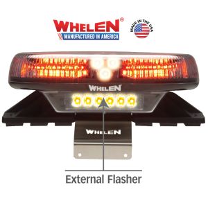 Whelen External Amber Flashers - Pair