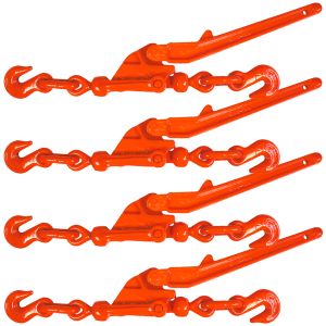 VULCAN Load Binder - Safety Release Lever-Style - 4 Pack - 6,600 Pound Safe Working Load
