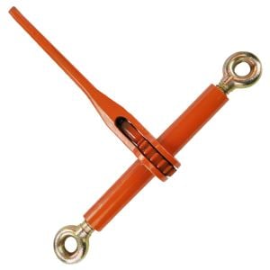 VULCAN Compactor Ratcheting Turnbuckle - Ratchet Style Load Binder with Two Heavy Duty Eye Bolts - No Hooks - 7,100 Pound Safe Working Load
