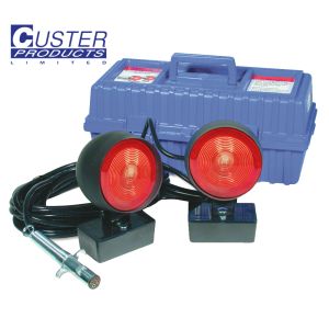 Rectangular Base Magnetic Rubber Tow Lights