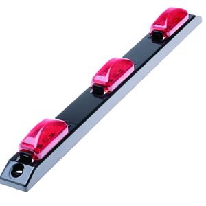 DOT Marker Strip - LED 2.5" Rectangular - RED