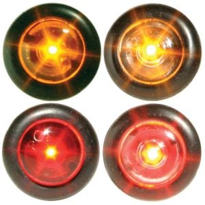 Ultra-Bright 3/4" Round Button Lights