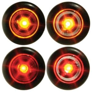 Ultra-Bright 3/4" Flat Button Lights