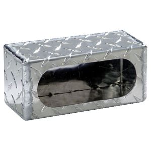 Enclosed Light-Mounting Boxes - Diamond Tread Aluminum