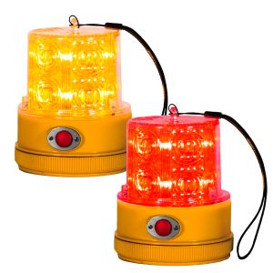 Magnetic 4.75'' LED Safety Beacons (Amber or Red)