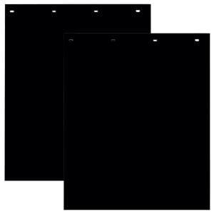 Buyers Polymer Mud Flaps For Big Rigs and Semi Trucks - 24 Inch x 30 Inch - Black