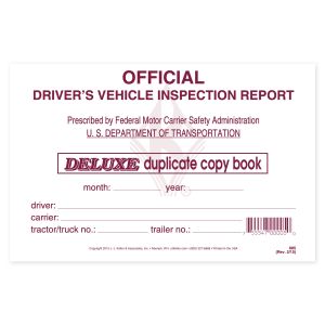 Driver Vehicle Inspection Report - Duplicate Forms