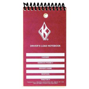 Driver's Load Notebook Pocket Book