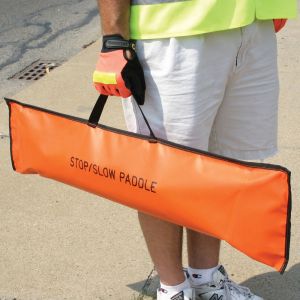Roll-Up Stop/Slow Paddles