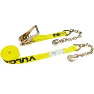 2" Ratchet Straps with Chain Anchors