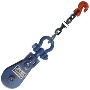 VULCAN 2 & 4 Ton End Blocks with Chain Anchor