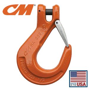 CM G100 Sling Hook with Latch - Clevlok - Made In The USA