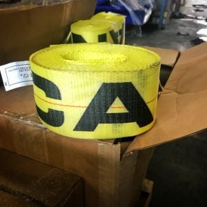 VULCAN Classic 4'' x 30' Winch Strap with Wire Hook 5,000 lbs. SWL (BRAND NEW-NEVER USED BUT STRAP HAS DIRT ON PART OF IT)