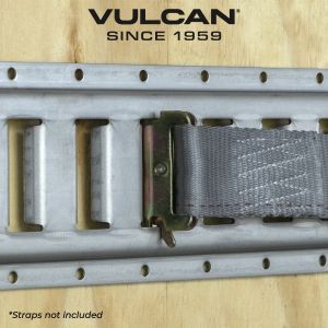 VULCAN E-Track - Horizontal Galvanized Section - 4 Foot - 4 Pack