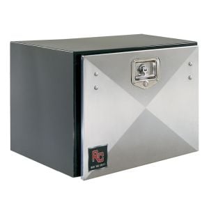 RCI Steel Underbody Toolboxes - Black with Stainless Door