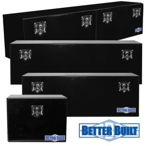 Better Built Black Steel Underbody Tool Boxes