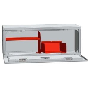 In The Ditch Pro Series Half Shelf Aluminum Underbody Tool Boxes With Jack Bracket