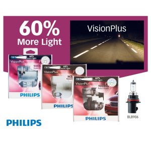 Visionplus 9007/Hb5 Headlight Bulb - Pair