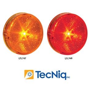 TecNiq 2.5" Round Ultra Low Profile Side Markers
