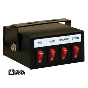 Four Function Illuminated Rocker Switch Box