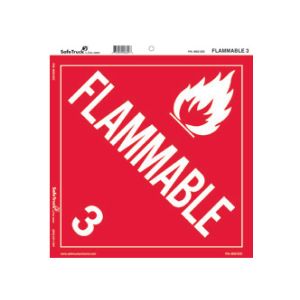 Flammable 3 Decal