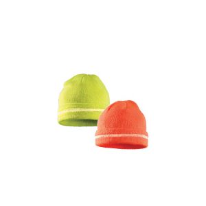 Reflective High-Viz Knit Hat - Orange - One Size