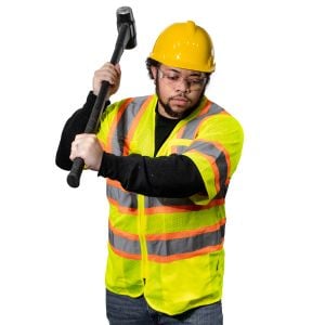 Class 3 Augusta Sleeved High Visibility Vest - Yellow - 3XL