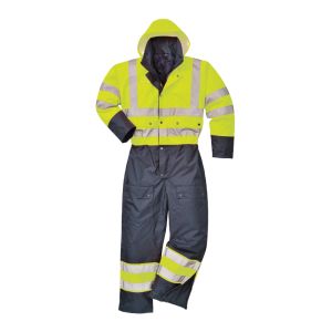 Portwest High Visibility Winter Lined Coveralls
