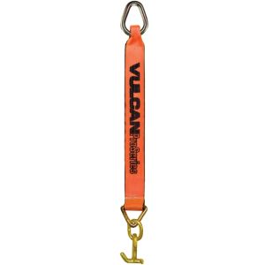 VULCAN Single Leg Web Strap with Forged T/J Combination Hook - 47 Inch - PROSeries - 4,700 Pound Safe Working Load