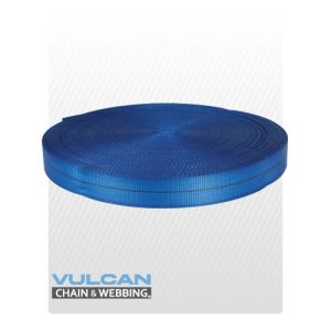 VULCAN Tie Down Webbing - Blue - 2 Inch x 1 Foot