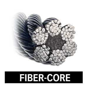 BEST VALUE! Fiber-Core Extension Winch Cables - 3/8" Swivel Hook & Eye