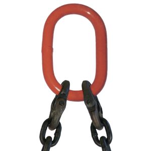 3/8" G80 Double Leg Mechanical Lifting Slings with Grab Hooks