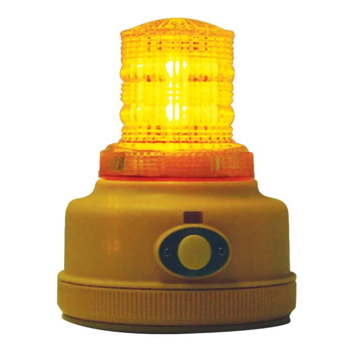 RAILHEAD GEAR M100R-LED Warning Light,Red,LED,2 D Batteries