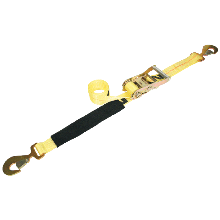 Vulcan Classic Snap Hook Auto Tie Down with Flat Snap Hook Ratchet - 3