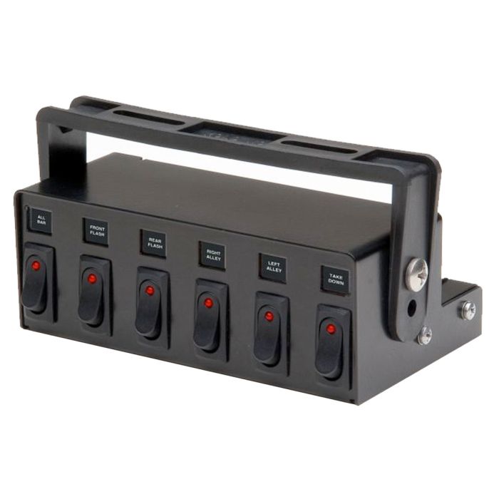 Universal Back Lit Light Bar Switch, Light Switch Panel Truck