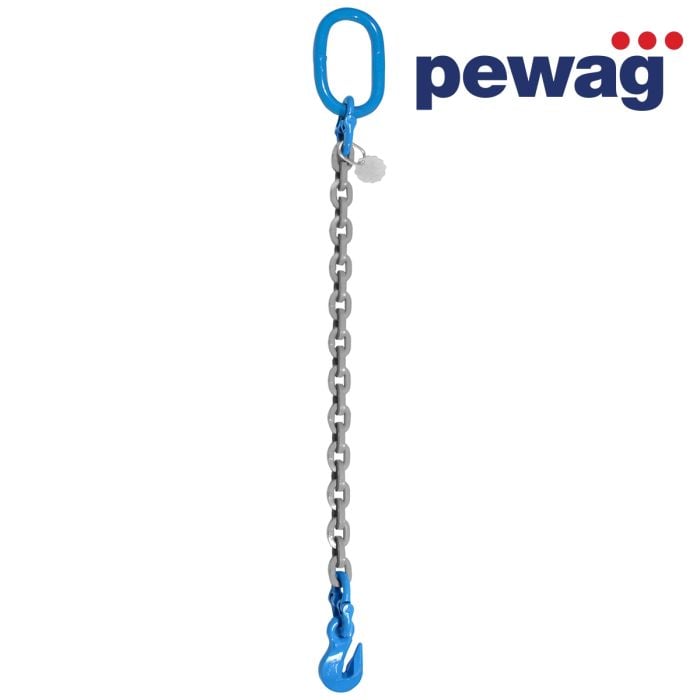 Chain Sling Grade 100 9/32 x 6 Single Leg with Grab Hook and Adjuster 