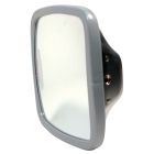 Truck Mirror 6.5" x 6" Wide Angle Convex - Stainless