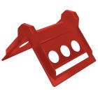 Corner Protector - 4 Inch - Plastic Red - Case of 60