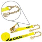 2" Ratchet Straps with Chain Anchors