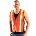 Deluxe Orange Economy Vest with Pockets