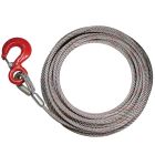 PROSeries Steel-Core Fixed Hook Winch Cable - 3/8" x 75'