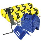 VULCAN Flat Hook Winch Strap Kit - 4 Inch x 30 Foot - Classic Yellow - 5,000 Pound Safe Working Load
